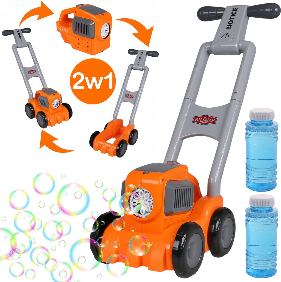 2in1 speelgoed | Zeep Bellenmaker   | Bellenmachine | Vloeibare GRATIS 2 flessen 110 ml